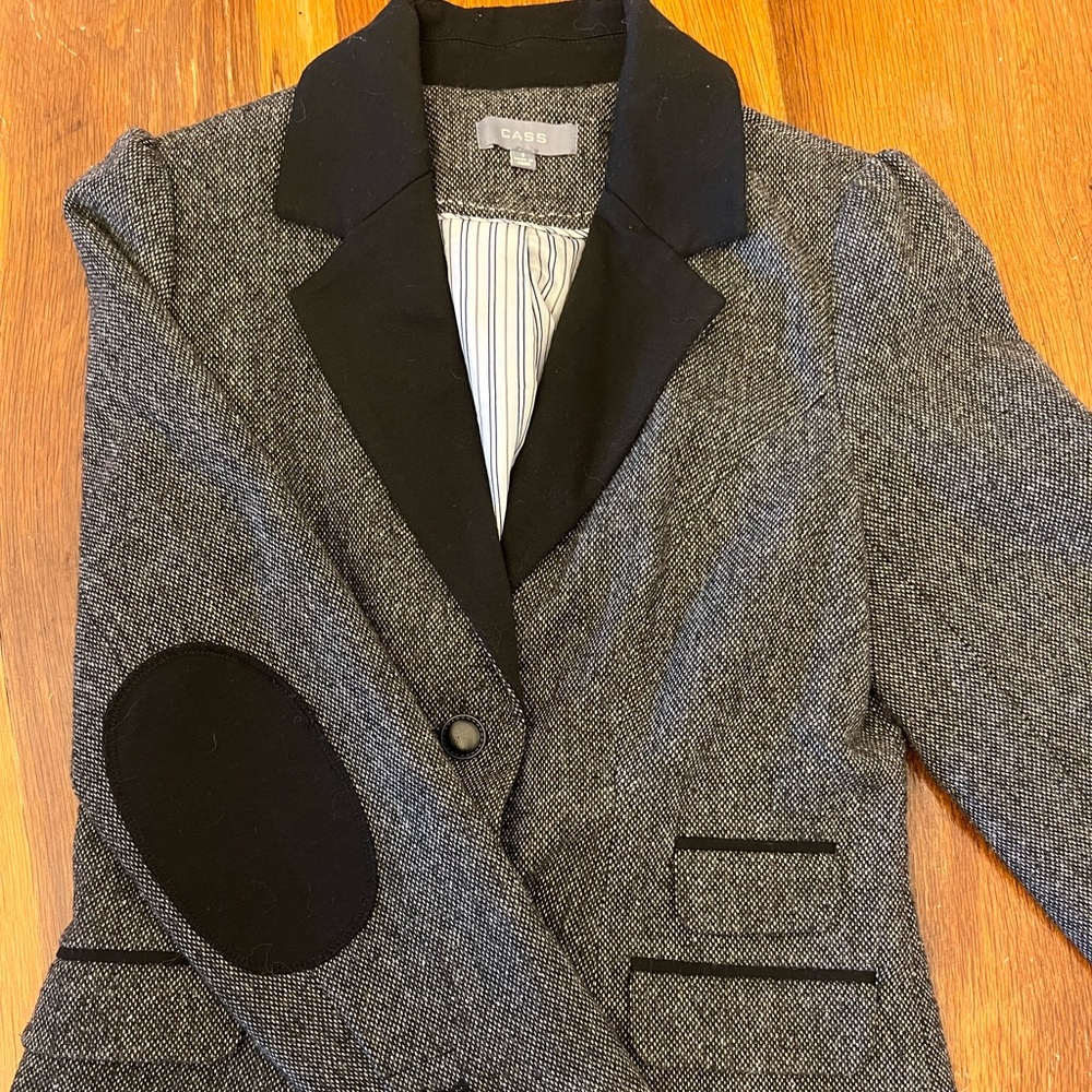 Cass Women's Blazer with Trim
